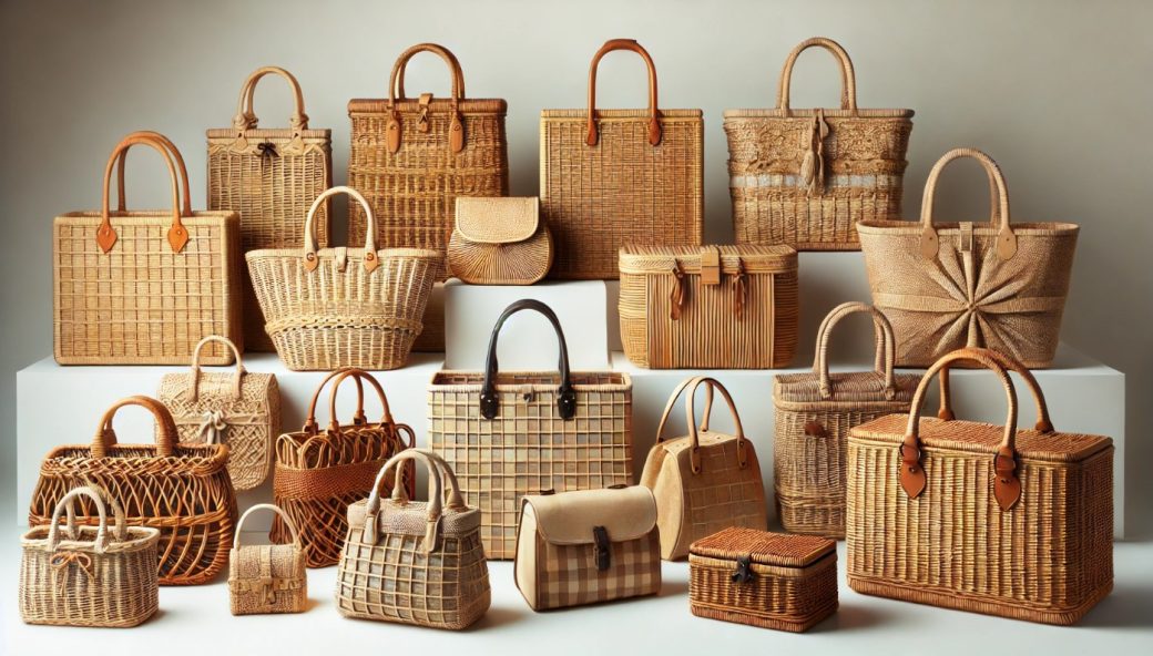 Different Types of Baskets and Wicker Bags